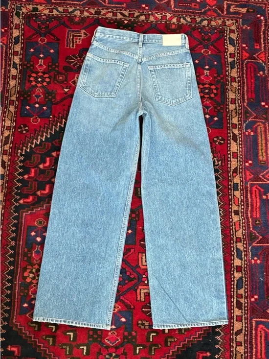 Citizens of Humanity Ayla Baggy Tuxedo Stripe Jeans - Picture 13 of 14